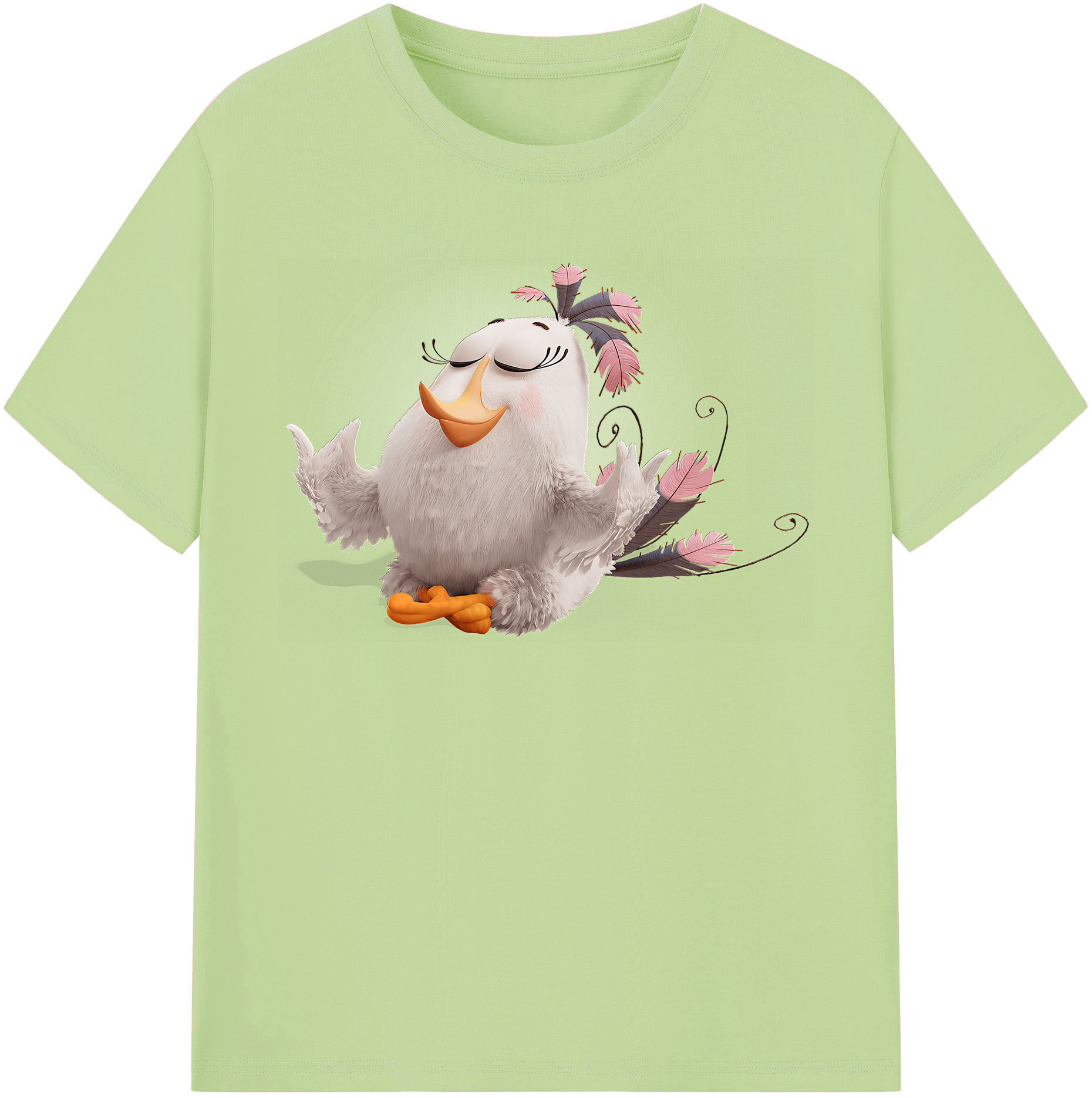 （画像用） Angry Birds アングリーバード 綿100％半袖Tシャツ（フロントプリント）